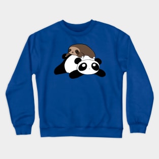 Little Sloth and Panda Crewneck Sweatshirt